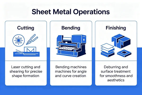 Different sheet metal cutting methods